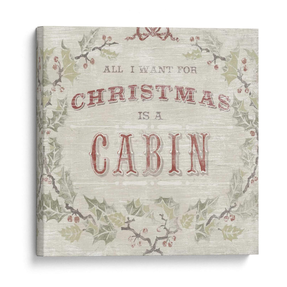Cabina Navidad Iv - June Erica Vess | Cuadro decorativo de Canvas Lab