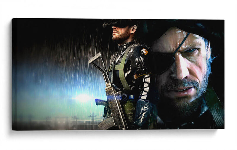 Metal Gear rain | Cuadro decorativo de Canvas Lab