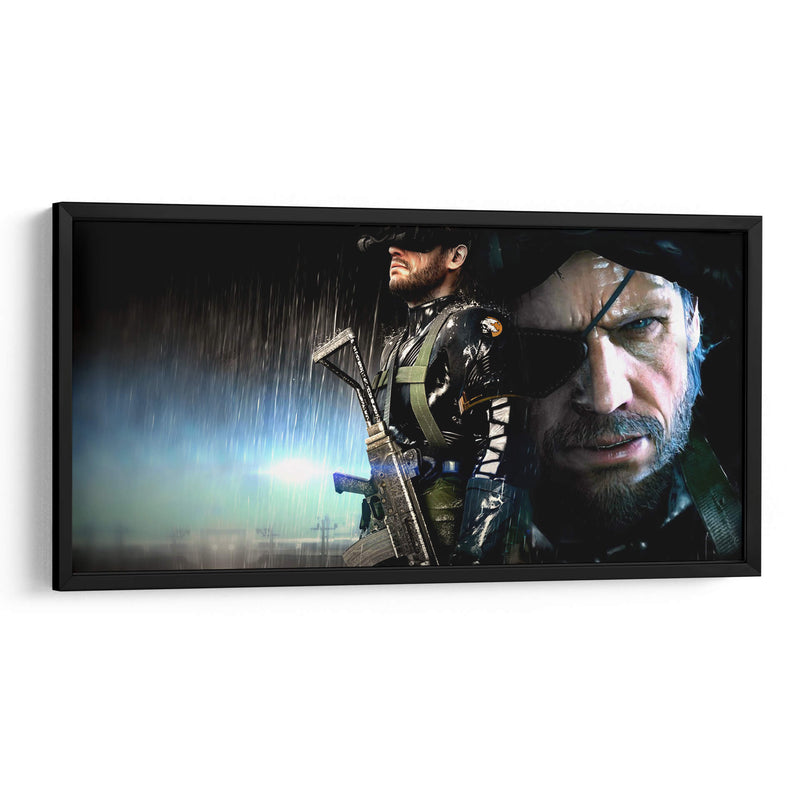 Metal Gear rain | Cuadro decorativo de Canvas Lab