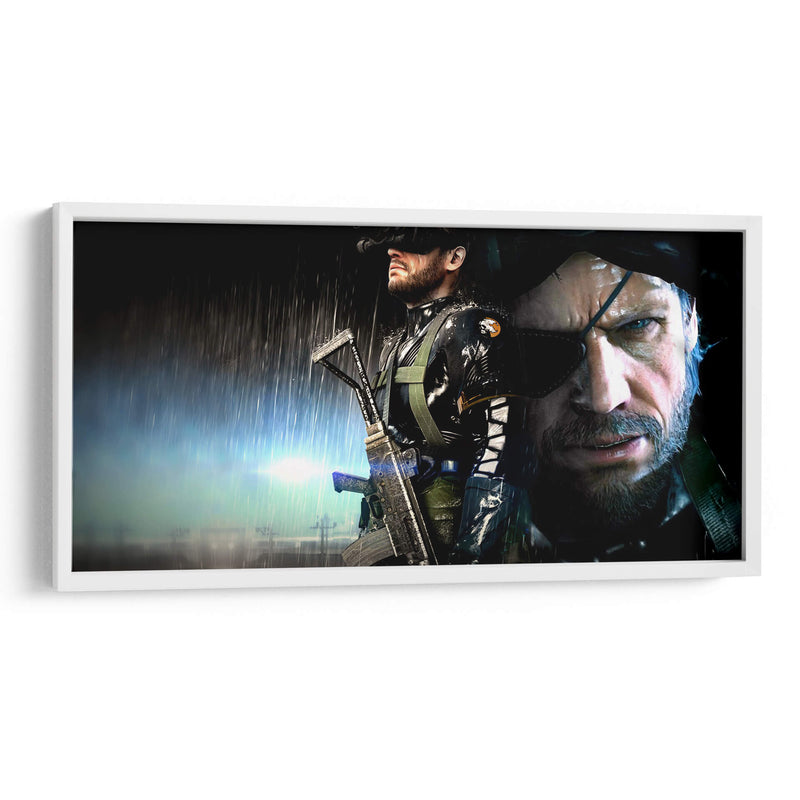 Metal Gear rain | Cuadro decorativo de Canvas Lab