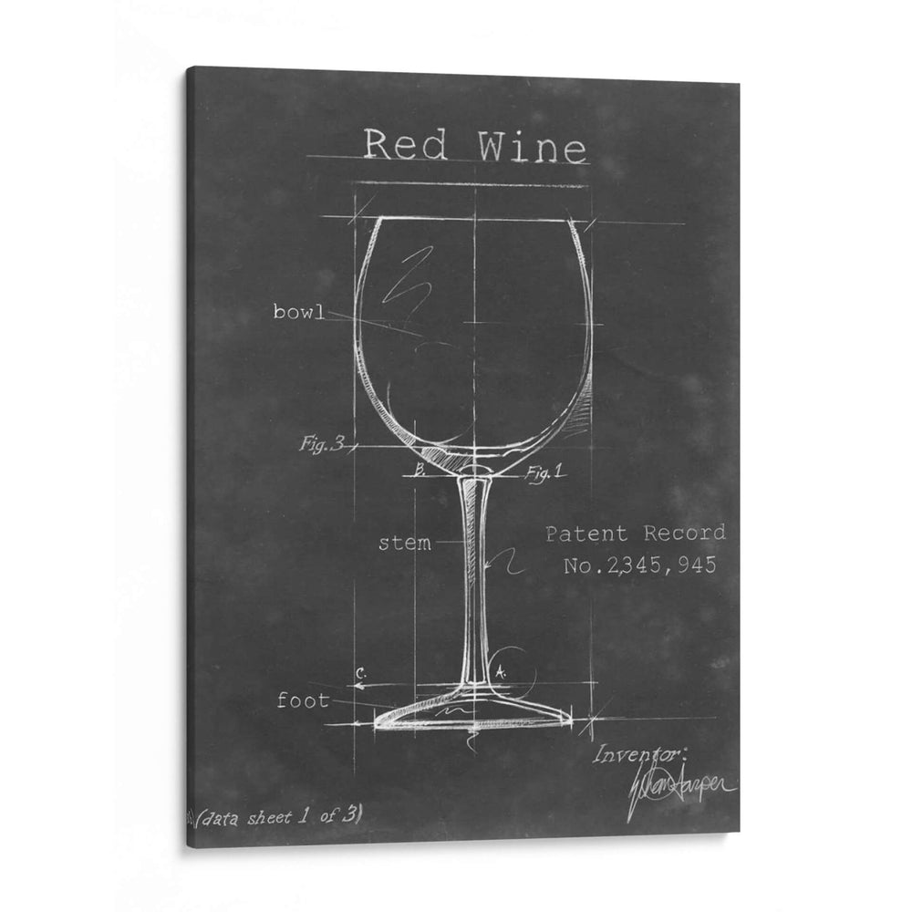 Barware Blueprint Iii - Ethan Harper | Cuadro decorativo de Canvas Lab