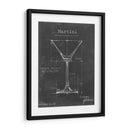 Barware Blueprint V - Ethan Harper | Cuadro decorativo de Canvas Lab