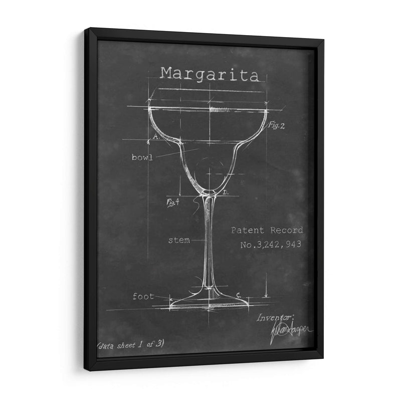 Barware Blueprint Vi - Ethan Harper | Cuadro decorativo de Canvas Lab