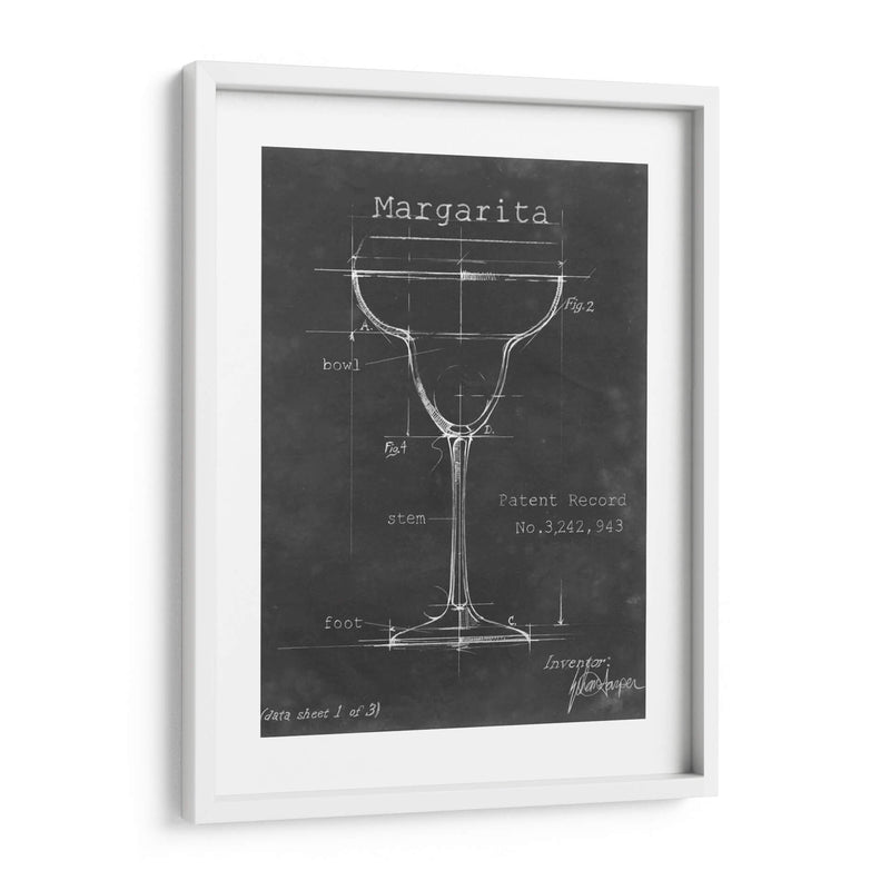 Barware Blueprint Vi - Ethan Harper | Cuadro decorativo de Canvas Lab