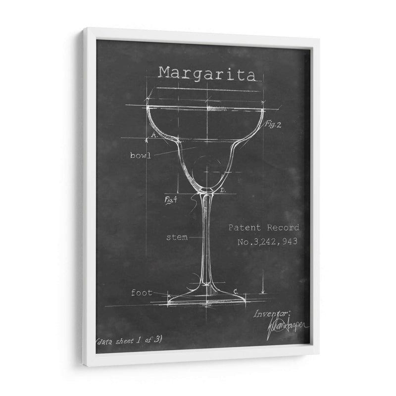 Barware Blueprint Vi - Ethan Harper | Cuadro decorativo de Canvas Lab