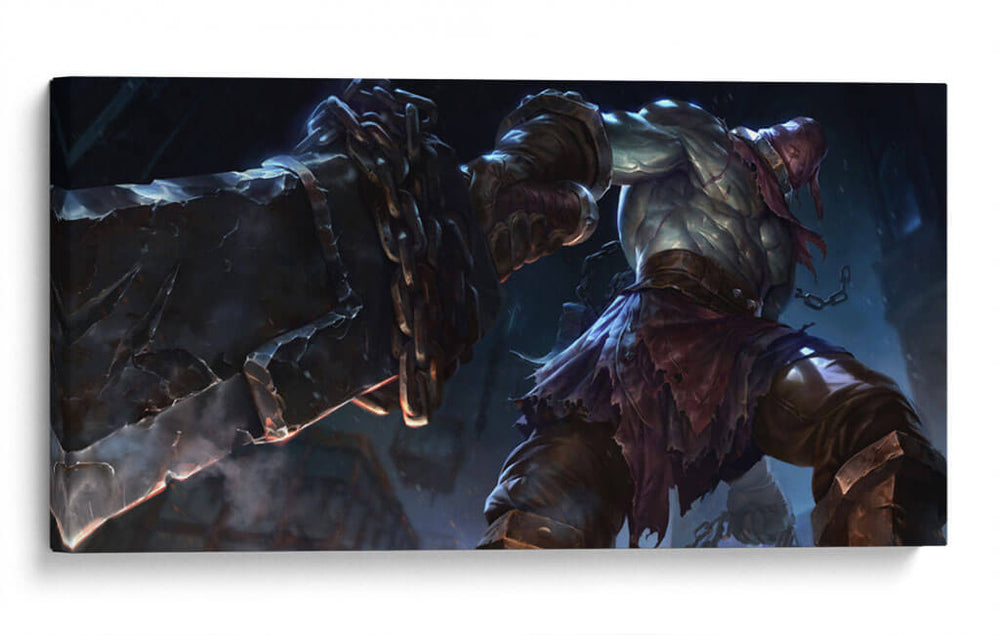 Nightmare Tryndamere | Cuadro decorativo de Canvas Lab