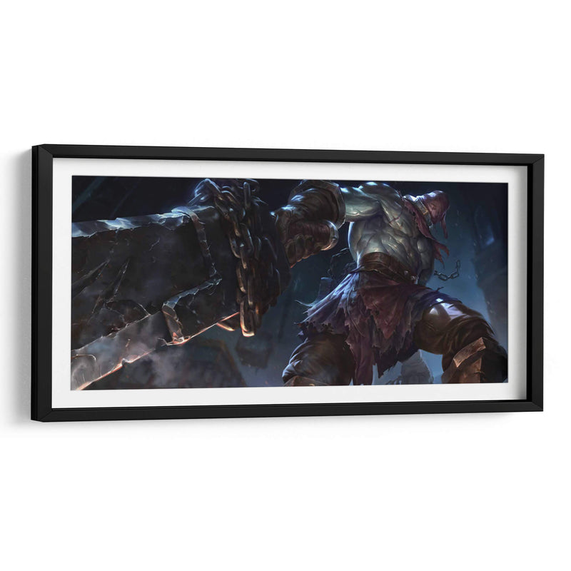 Nightmare Tryndamere | Cuadro decorativo de Canvas Lab