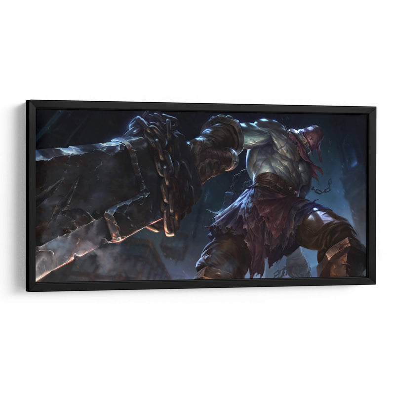 Nightmare Tryndamere | Cuadro decorativo de Canvas Lab