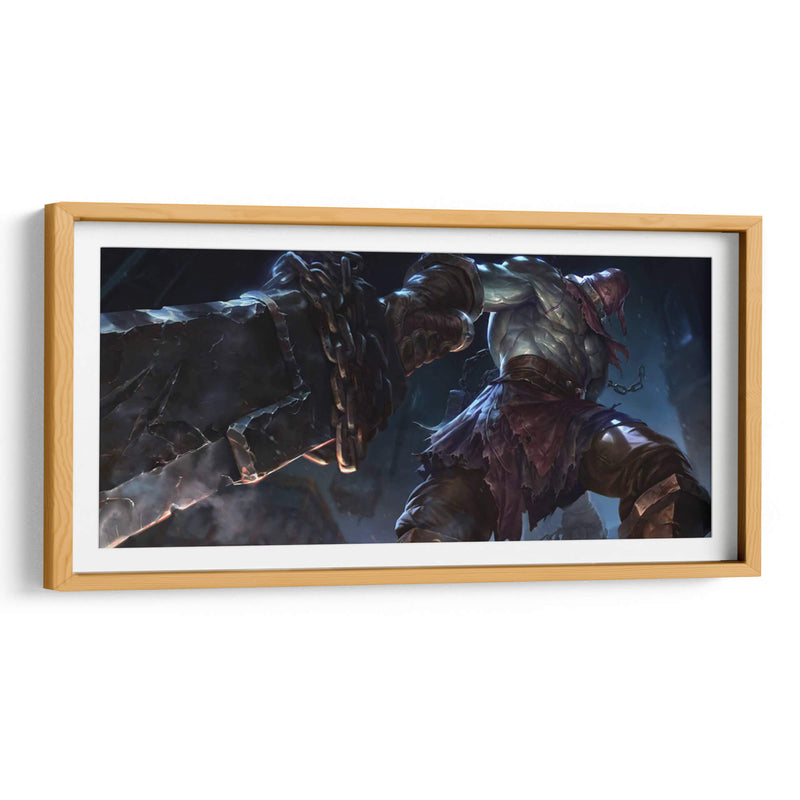 Nightmare Tryndamere | Cuadro decorativo de Canvas Lab