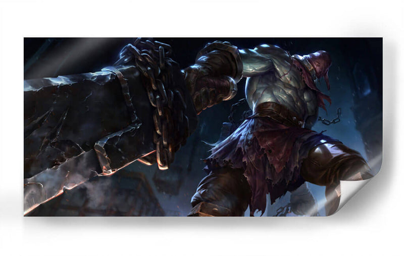 Nightmare Tryndamere | Cuadro decorativo de Canvas Lab