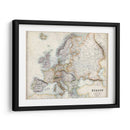 Mapa Pastel De Europa - G.H. Swanston | Cuadro decorativo de Canvas Lab