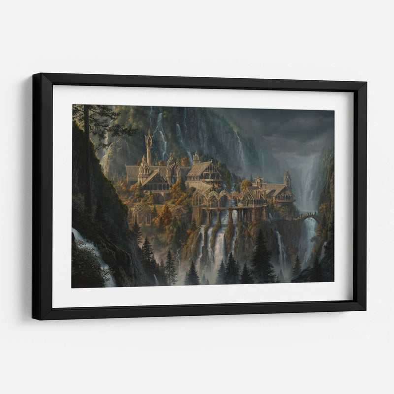 Paisaje de Señor de los Anillos | Cuadro decorativo de Canvas Lab
