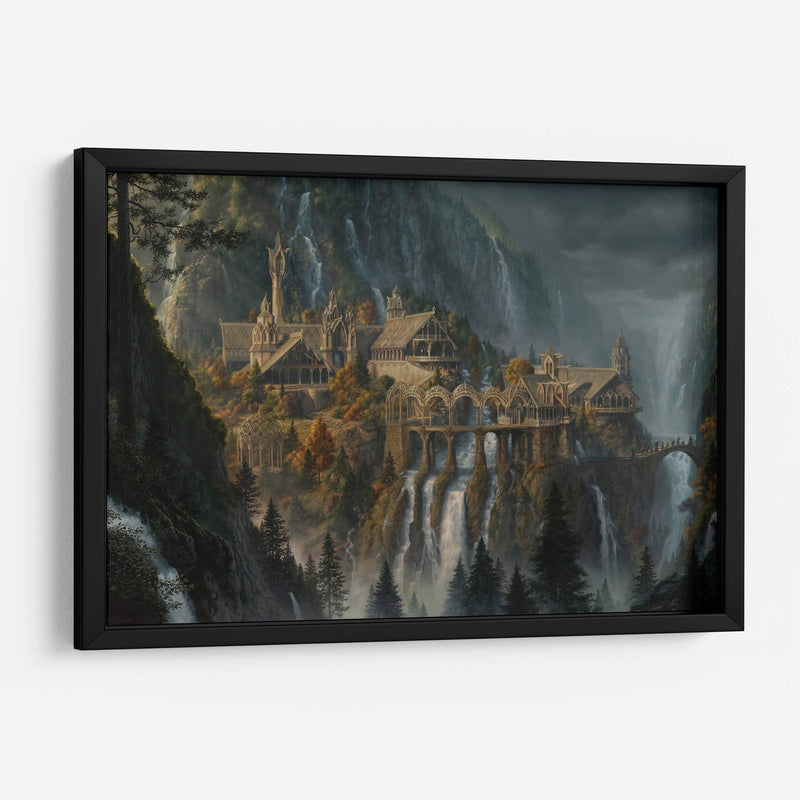 Paisaje de Señor de los Anillos | Cuadro decorativo de Canvas Lab