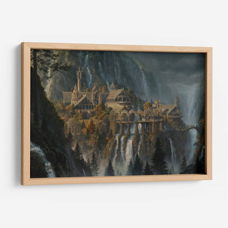 Paisaje de Señor de los Anillos | Cuadro decorativo de Canvas Lab