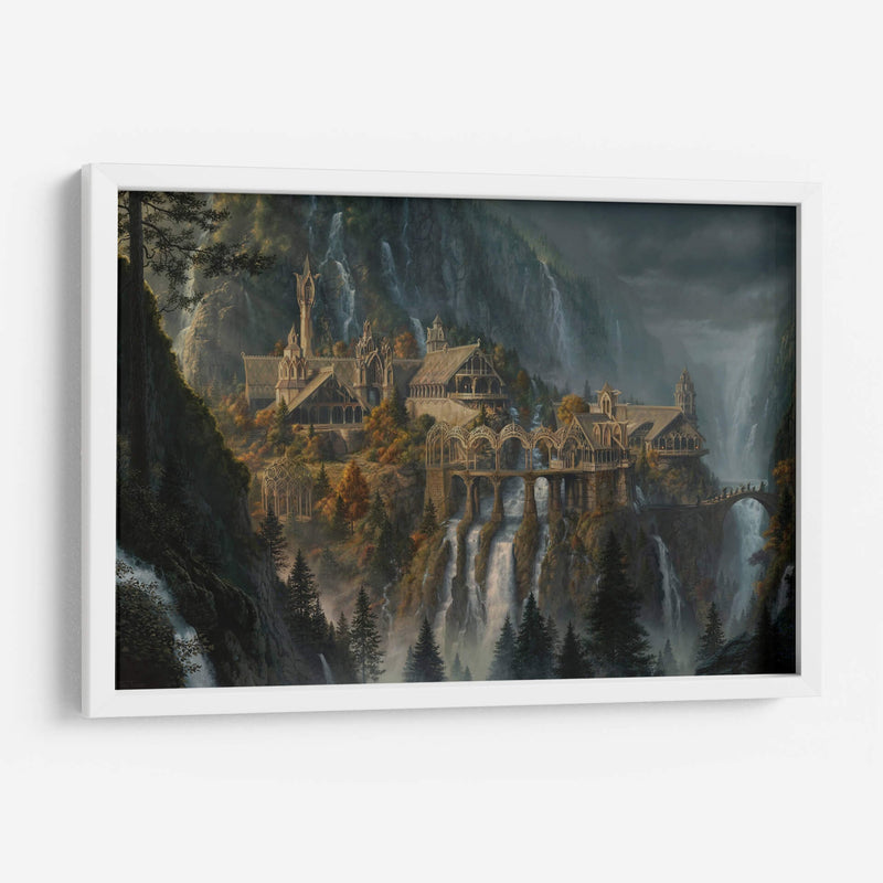 Paisaje de Señor de los Anillos | Cuadro decorativo de Canvas Lab