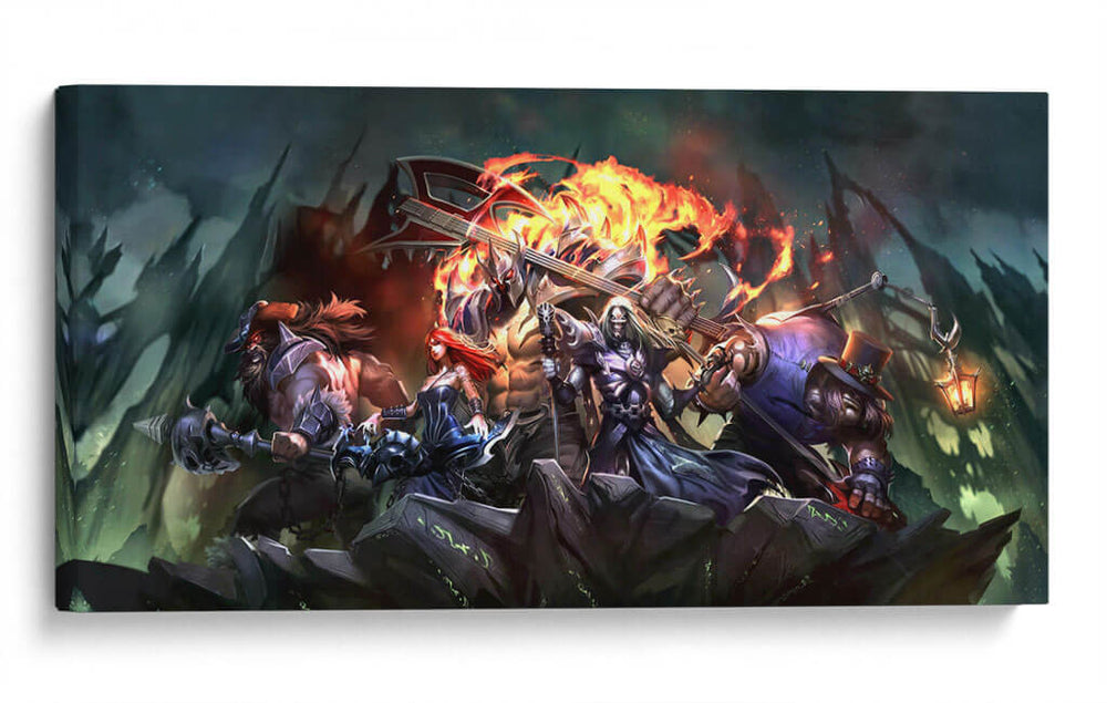 Pentakill skins | Cuadro decorativo de Canvas Lab