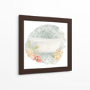 Jardín Romance Baño I - June Erica Vess | Cuadro decorativo de Canvas Lab