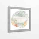 Jardín Romance Baño I - June Erica Vess | Cuadro decorativo de Canvas Lab