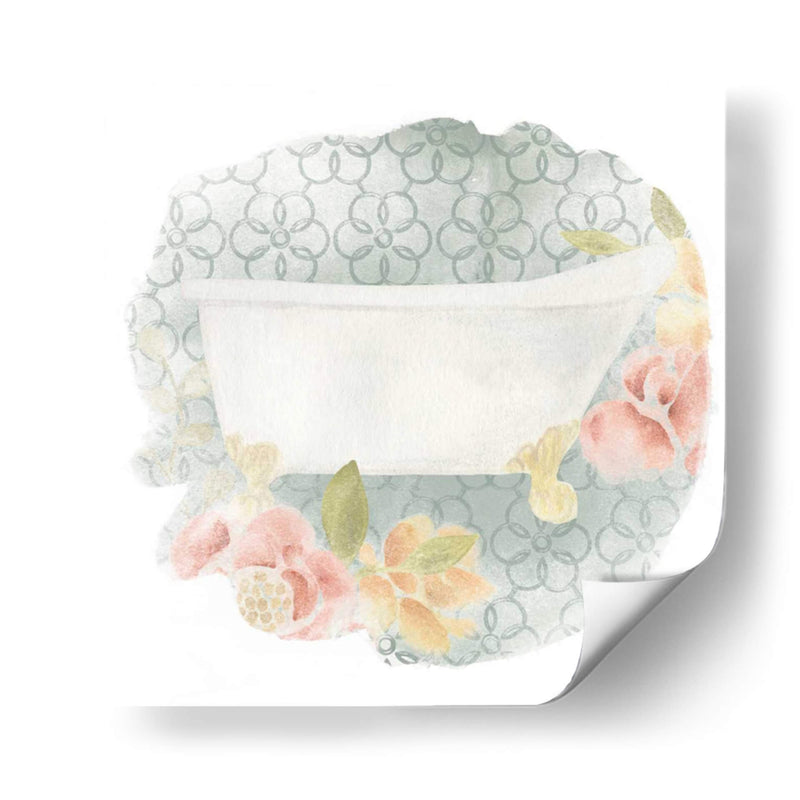 Jardín Romance Baño Ii - June Erica Vess | Cuadro decorativo de Canvas Lab