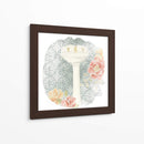Jardín Romance Baño Iv - June Erica Vess | Cuadro decorativo de Canvas Lab