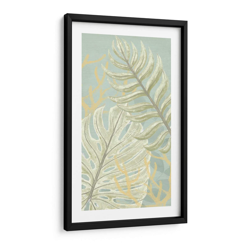 Panel De Palma Y Coral I - June Erica Vess | Cuadro decorativo de Canvas Lab