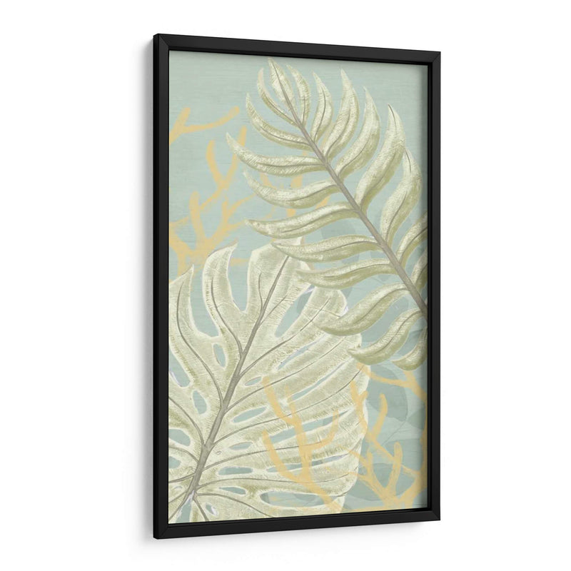 Panel De Palma Y Coral I - June Erica Vess | Cuadro decorativo de Canvas Lab