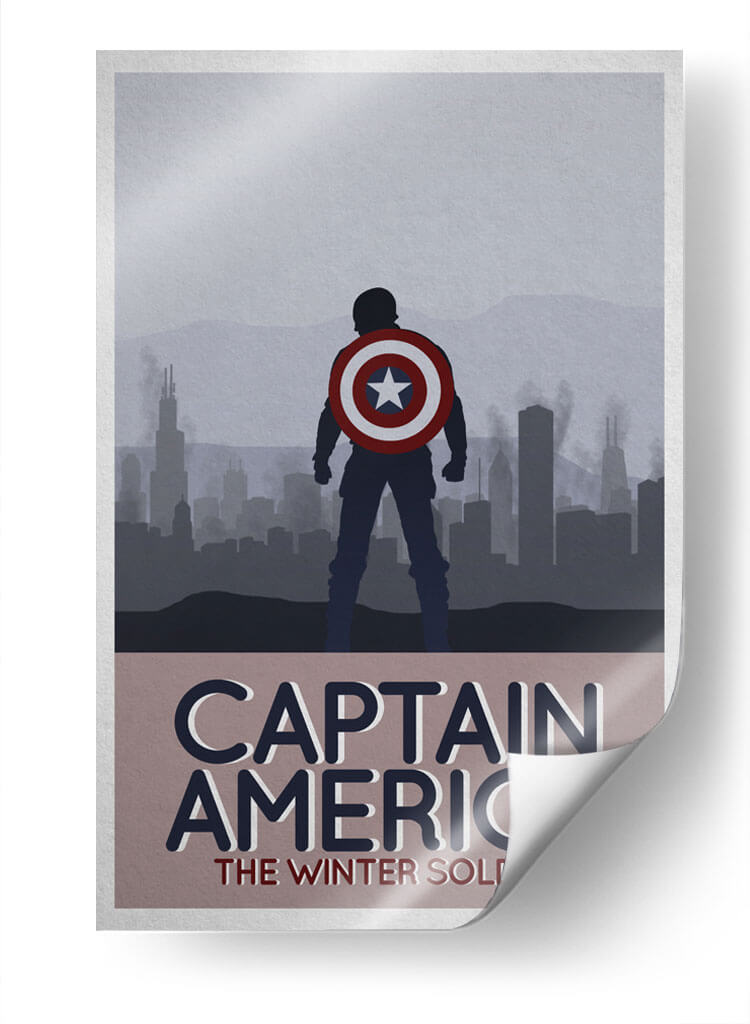 Captain America | Cuadro decorativo de Canvas Lab
