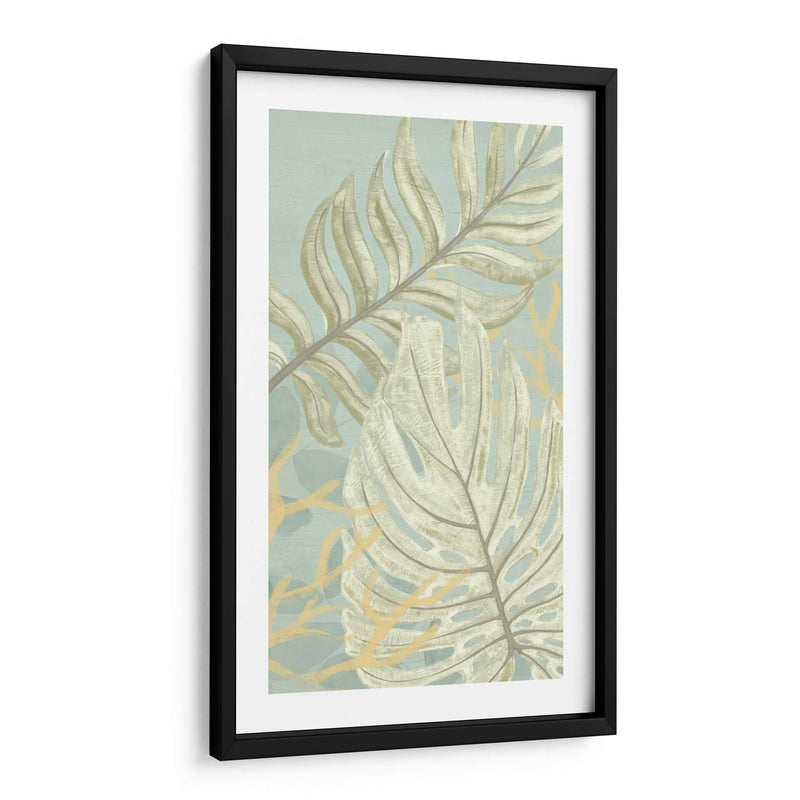 Panel De Palma Y Coral Ii - June Erica Vess | Cuadro decorativo de Canvas Lab