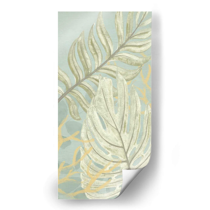 Panel De Palma Y Coral Ii - June Erica Vess | Cuadro decorativo de Canvas Lab