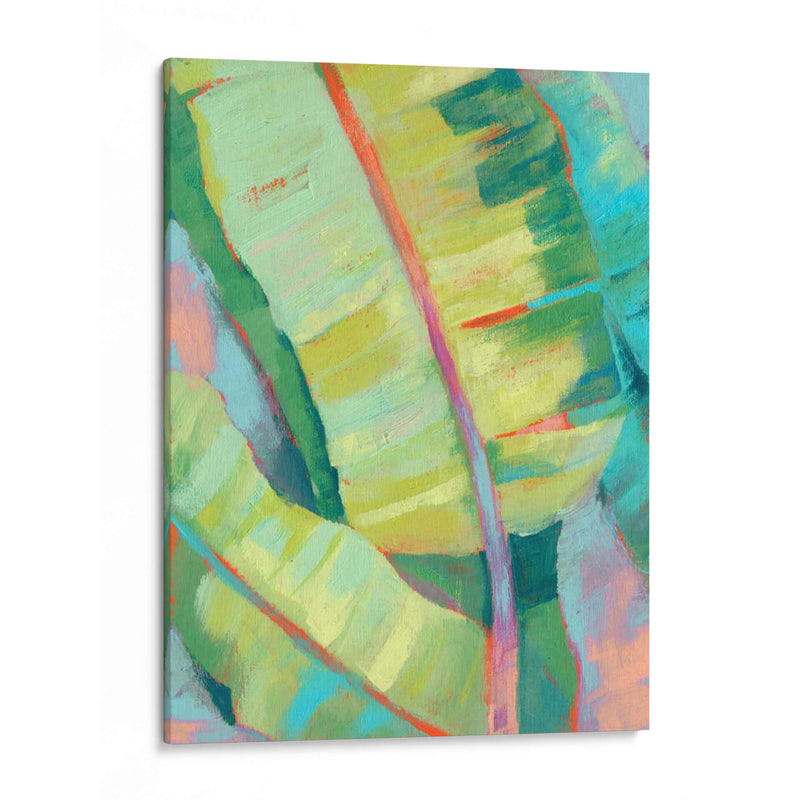 Hojas De Palma Vibrante I - Jennifer Goldberger | Cuadro decorativo de Canvas Lab