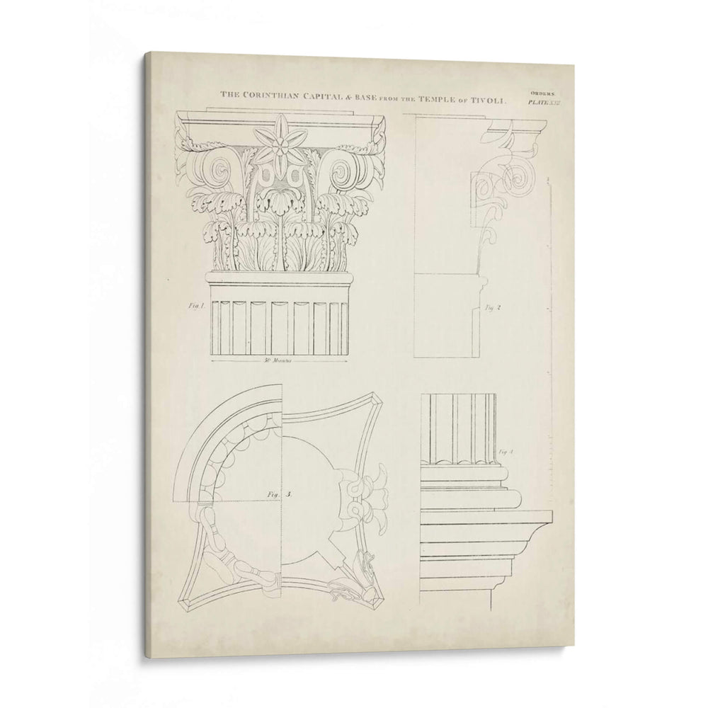 Arquitectura Griega Y Romana I - Thomas Kelly | Cuadro decorativo de Canvas Lab