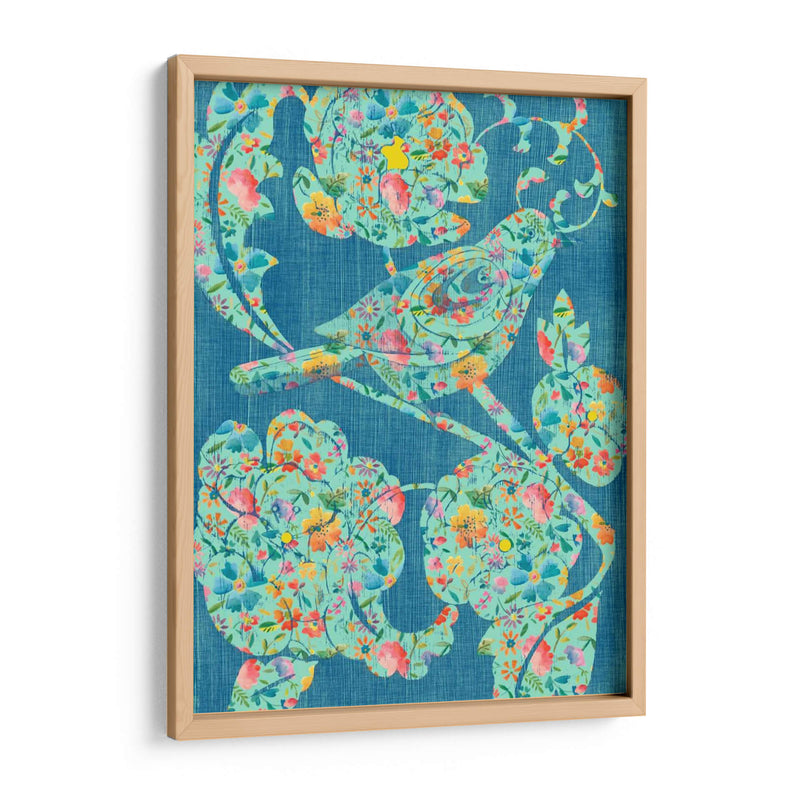 Pájaros Florales I - Chariklia Zarris | Cuadro decorativo de Canvas Lab