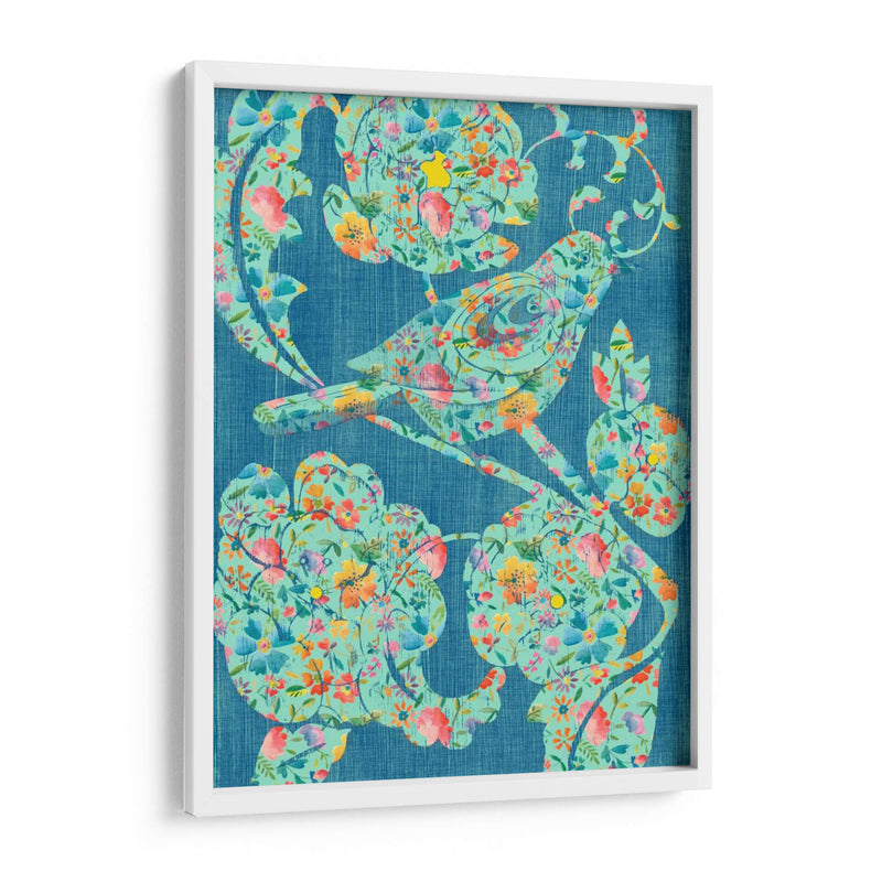 Pájaros Florales I - Chariklia Zarris | Cuadro decorativo de Canvas Lab