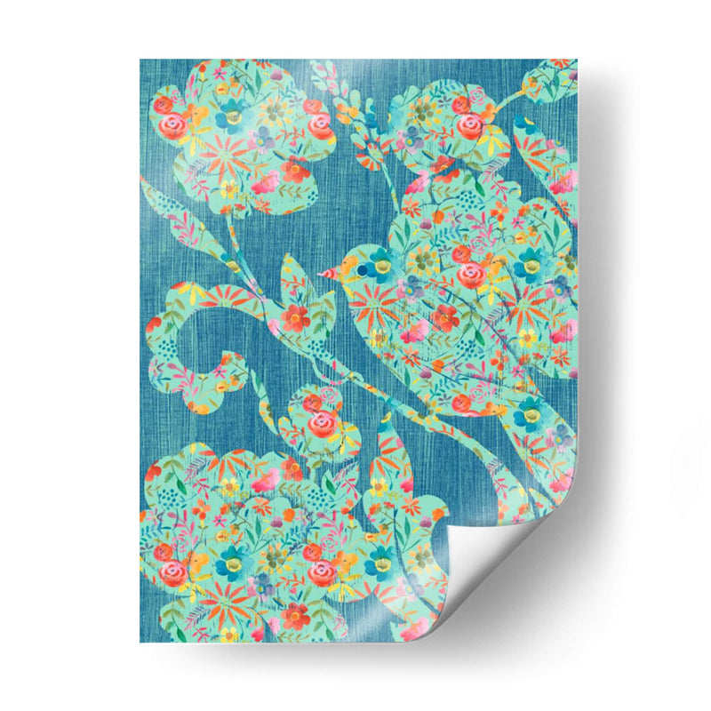 Pájaros Florales Ii - Chariklia Zarris | Cuadro decorativo de Canvas Lab