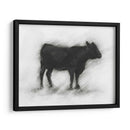Estudio Bovino De Carbón Ii - Ethan Harper | Cuadro decorativo de Canvas Lab
