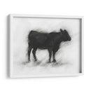 Estudio Bovino De Carbón Ii - Ethan Harper | Cuadro decorativo de Canvas Lab