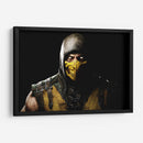 Scorpion on white eyes | Cuadro decorativo de Canvas Lab