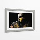 Scorpion on white eyes | Cuadro decorativo de Canvas Lab