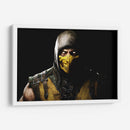 Scorpion on white eyes | Cuadro decorativo de Canvas Lab