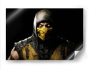 Scorpion on white eyes | Cuadro decorativo de Canvas Lab