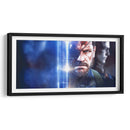 Solid Snake blue | Cuadro decorativo de Canvas Lab
