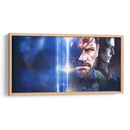 Solid Snake blue | Cuadro decorativo de Canvas Lab