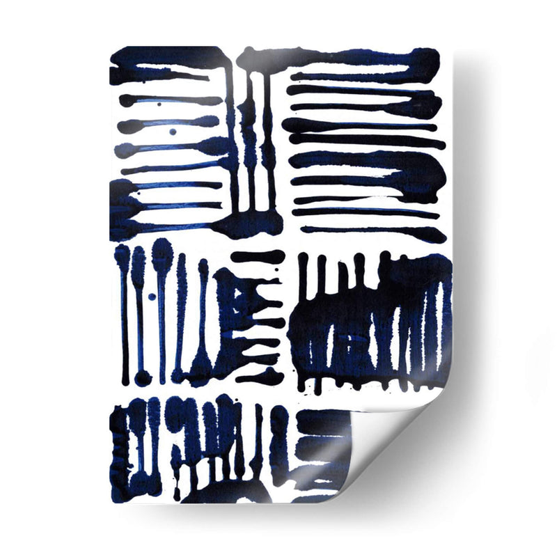 Stripes Indigo Ii - Jodi Fuchs | Cuadro decorativo de Canvas Lab