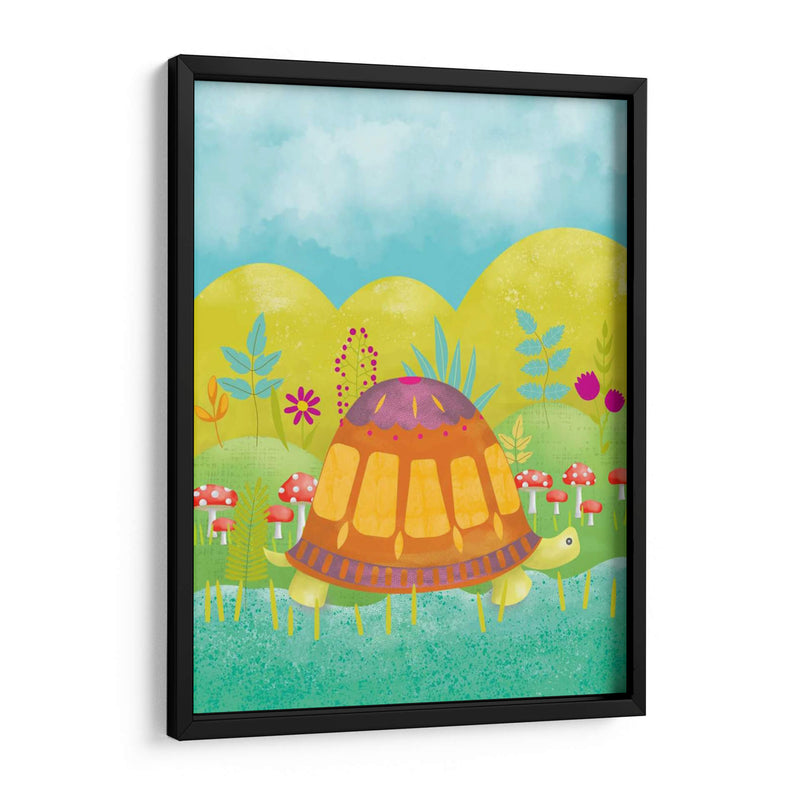 Feliz Tortuga I - Chariklia Zarris | Cuadro decorativo de Canvas Lab