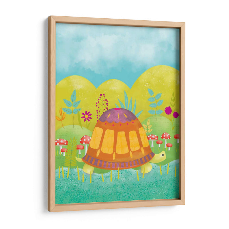 Feliz Tortuga I - Chariklia Zarris | Cuadro decorativo de Canvas Lab