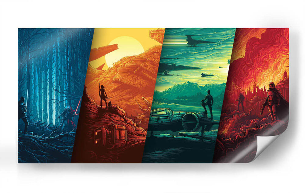 Star Wars colors | Cuadro decorativo de Canvas Lab
