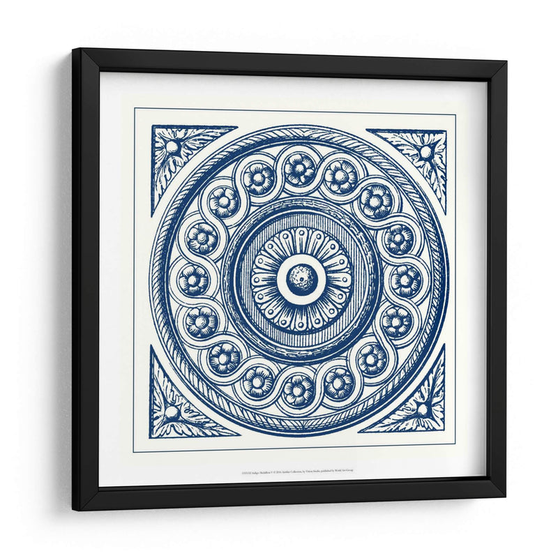 Medallón De Índigo V - Vision Studio | Cuadro decorativo de Canvas Lab