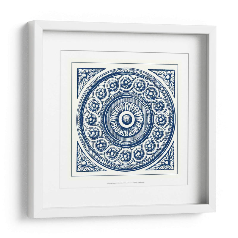 Medallón De Índigo V - Vision Studio | Cuadro decorativo de Canvas Lab