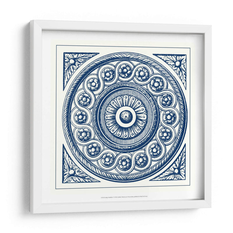 Medallón De Índigo V - Vision Studio | Cuadro decorativo de Canvas Lab