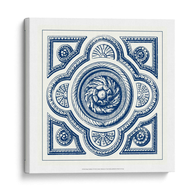 Índigo Medallón Vi - Vision Studio | Cuadro decorativo de Canvas Lab